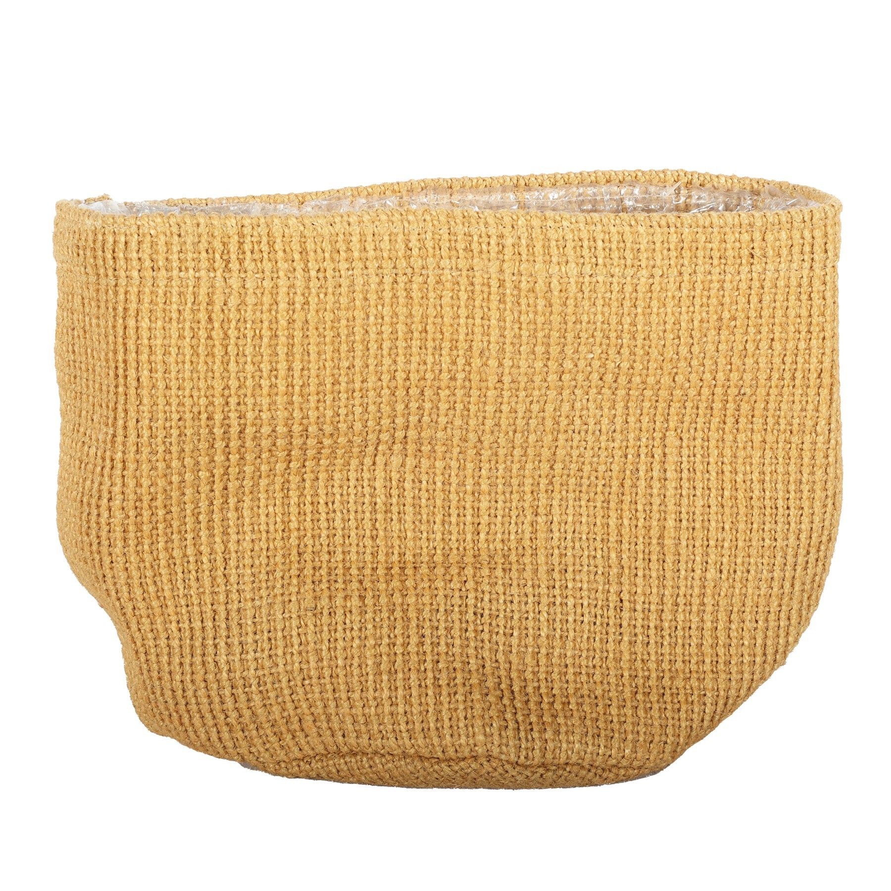 Jute Nursery Basket with Liner - 20x20cm