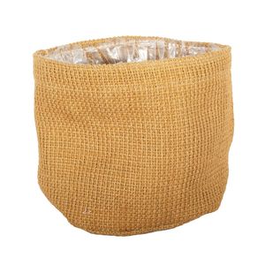 Jute Nursery Basket with Liner - 18x18cm