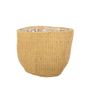 Jute Nursery Basket with Liner - 12x12cm