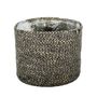 Jute Braided Rope Basket with Liner ( Natural & Black ) - Dia19 x H16cm