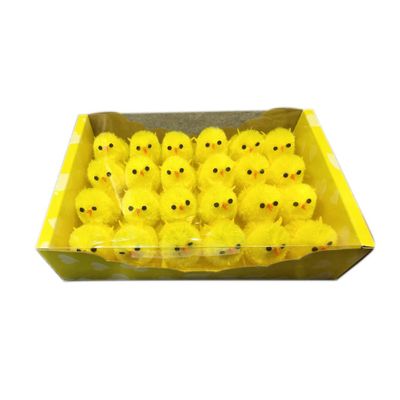 12 6cm Easter Chicks in Tray