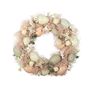 Easter Wreath - Assorted Eggs / Wooden Butterflies - Pastel Pink - 30cm