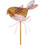Kiki Wooden Bird Pick � Pink