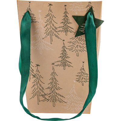 Hand Tie Gift Bag (Tall)  Oh Christmas Tree_1