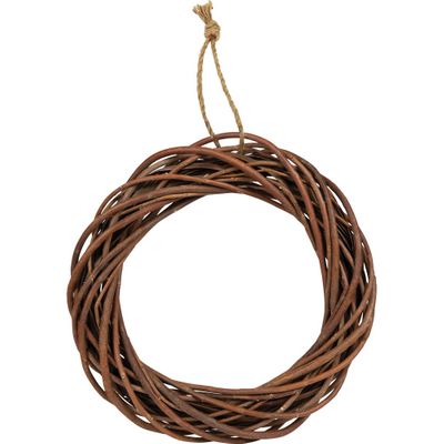 40cm (15.5?) Unpeeled Willow Wreath Ring_1