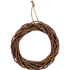 40cm (15.5?) Unpeeled Willow Wreath Ring_1