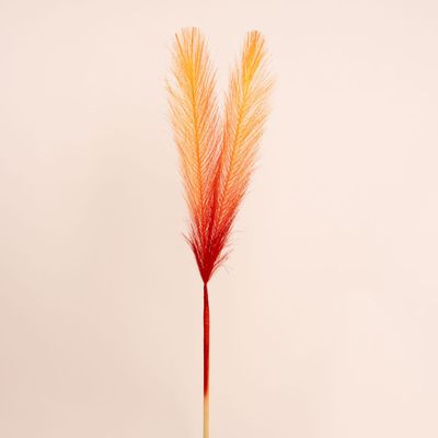 Wispy Feather Pick - Orange Sunset