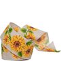 Sunflower Hessian Ribbon 