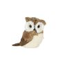 Owl -Grass & Felt Body  White  Chest  - H15cm