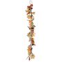 Autumn Pumkin, Berry Leaf & Check Bows Garland - 150cm