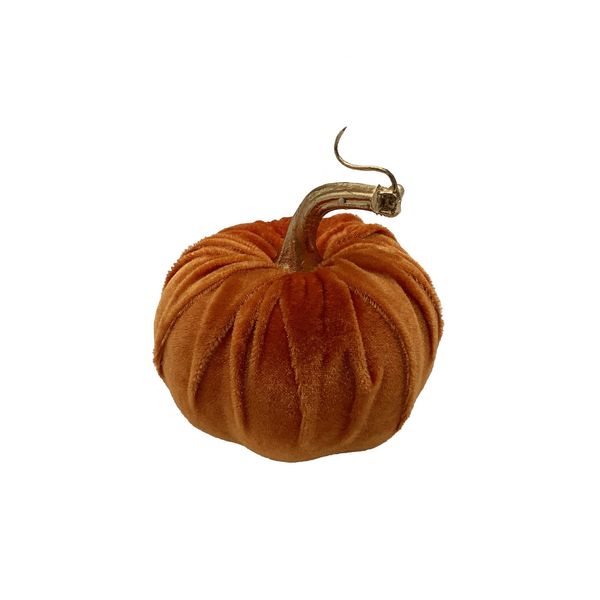 Sparkly Pumpkin - Orange - 9cm