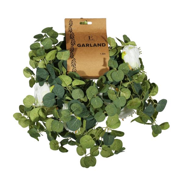 Essential Rose Mixed Garland - Cream