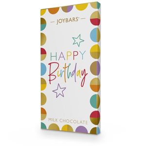 Joypots Happy Birthday Milk Chocolate Joybar