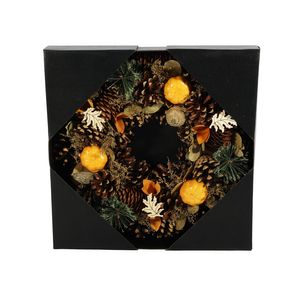 Autumn Wreath - Yellow Pumpkins - 30cm