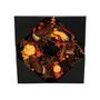 Autumn Wreath  - Assorted  Pumpkins /Wood slices - 30cm