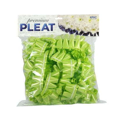 Lime Green - 50mm Premium Pleat Ribbon 10m 