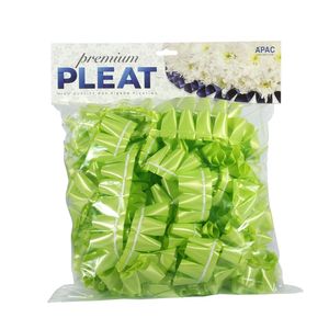 Lime Green - 50mm Premium Pleat Ribbon 10m 