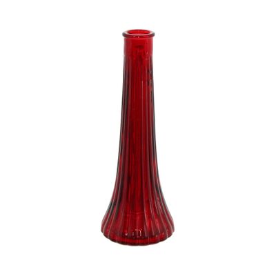 Ashley Bud Vase - H21cm - Red