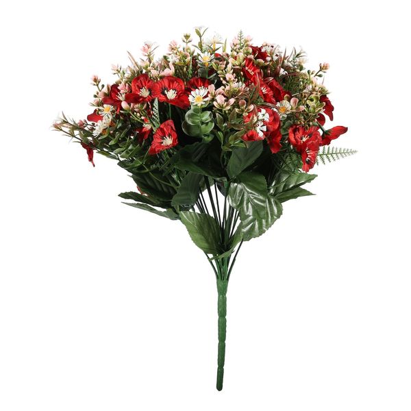 Pembroke Satin Pansy Mixed Bush x 13 - Red