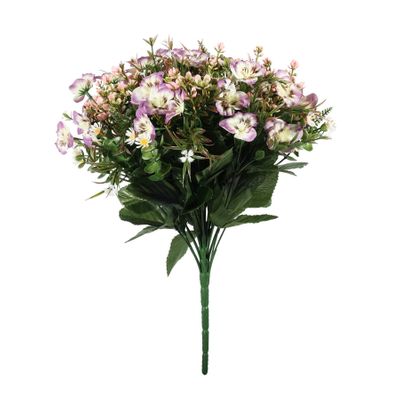 Pembroke Satin Pansy Mixed Bush x 13 - Light Purple