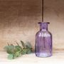 Bottle Glass Vase  Flora  Purple (10.5cm)