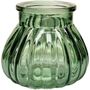 Green Veneto Bubble Glass Jar Vase (7.5cm)