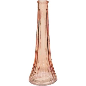 Pink Ashley Bud Glass Vase (21cm)