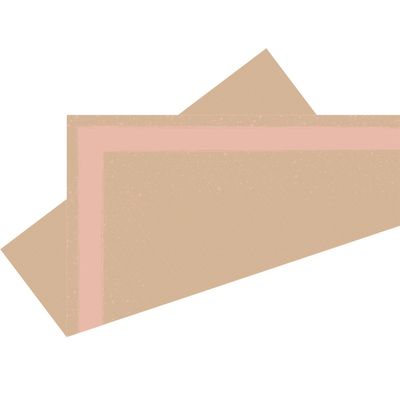 Pre-folded Sheet 75cm x 75cm Pink