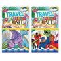 Dinosaur and Superhero Travel Colouring Set