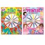 Dino and Princess Colouring Sets