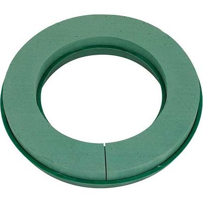 25.5cm (10?) Chrysal Floral Foam Ring on Plastic Tray