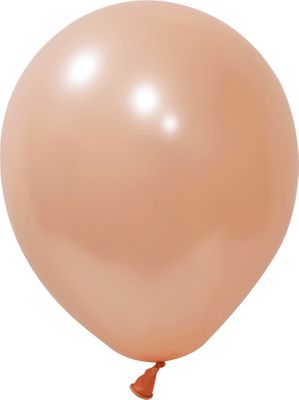 Balonevi Metallic Rose Gold Latex Balloon - 10 inch - 100pc