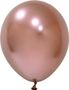 Balonevi Rose Gold Chrome Latex Balloon - 10 inch - 50pc