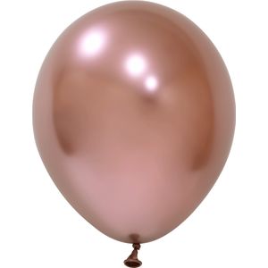 Balonevi Rose Gold Chrome Latex Balloon - 10 inch - 50pc