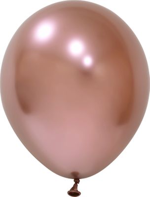 Balonevi Rose Gold Chrome Latex Balloon - 10 inch - 50pc