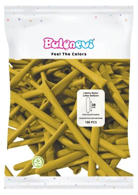 Balonevi Mustard Modelling Balloon 260 - 100pcs