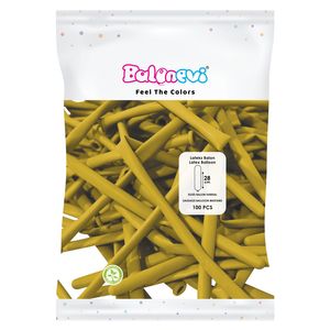 Balonevi Mustard Modelling Balloon 260 - 100pcs