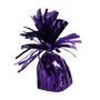Purple Foil Balloon Weight with Tag