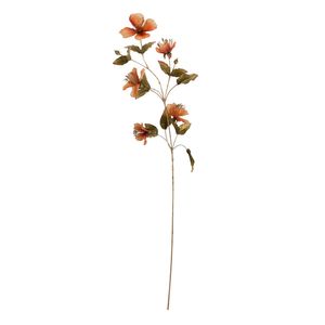 Botanica Caper Flower Spray - Orange - 109cm