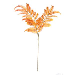 Botanica Fern Branch - Orange - 111cm