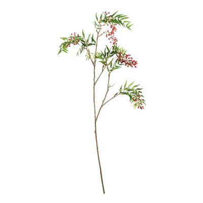 Botanica Berry Branch - Red - 126cm