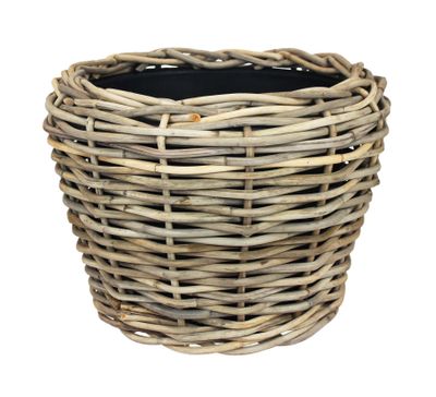 Drypot Rattan Basket - Grey - Dia 68cm x H52cm                                  