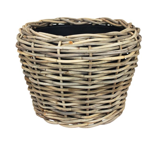 Drypot Rattan Basket - Grey - Dia 68cm x H52cm                                  