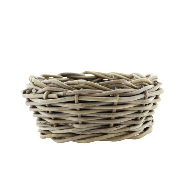 Drypot Rattan Bowl - Grey - Dia 30cm x H12cm                                    