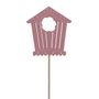 Pink Birdhouse Bloomy 7.5cm