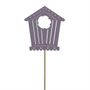 Birdhouse Bloomy 7.5cm lilac