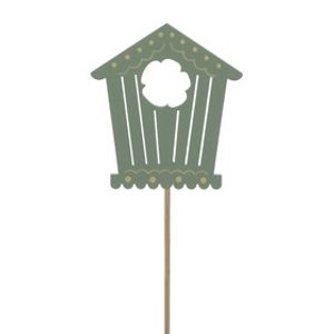 Birdhouse Bloomy 7.5cm Green 