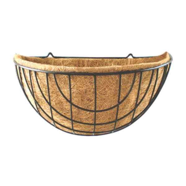 25cm Wire Wall Basket With Coco Liner