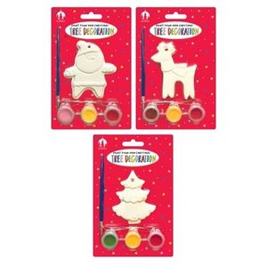 XMAS Paint Your Own Decoration Set 