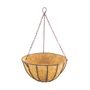 35cm Classic Hanging Basket with Coco Liner & Chain